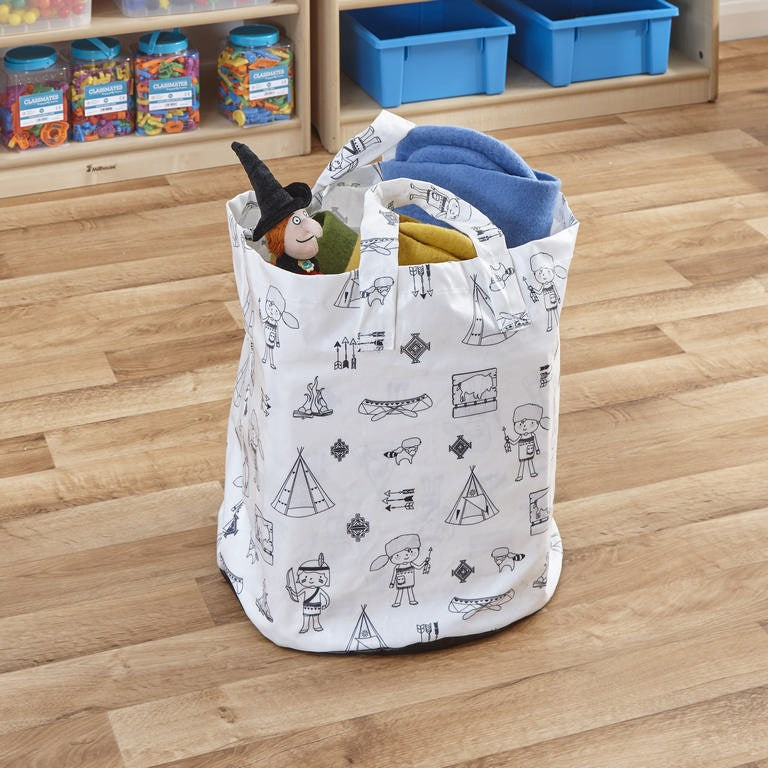 **Welcome To My Tribe Coated Storage Bag