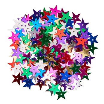 Classmates Mixed Star Sequins - 90G Tub