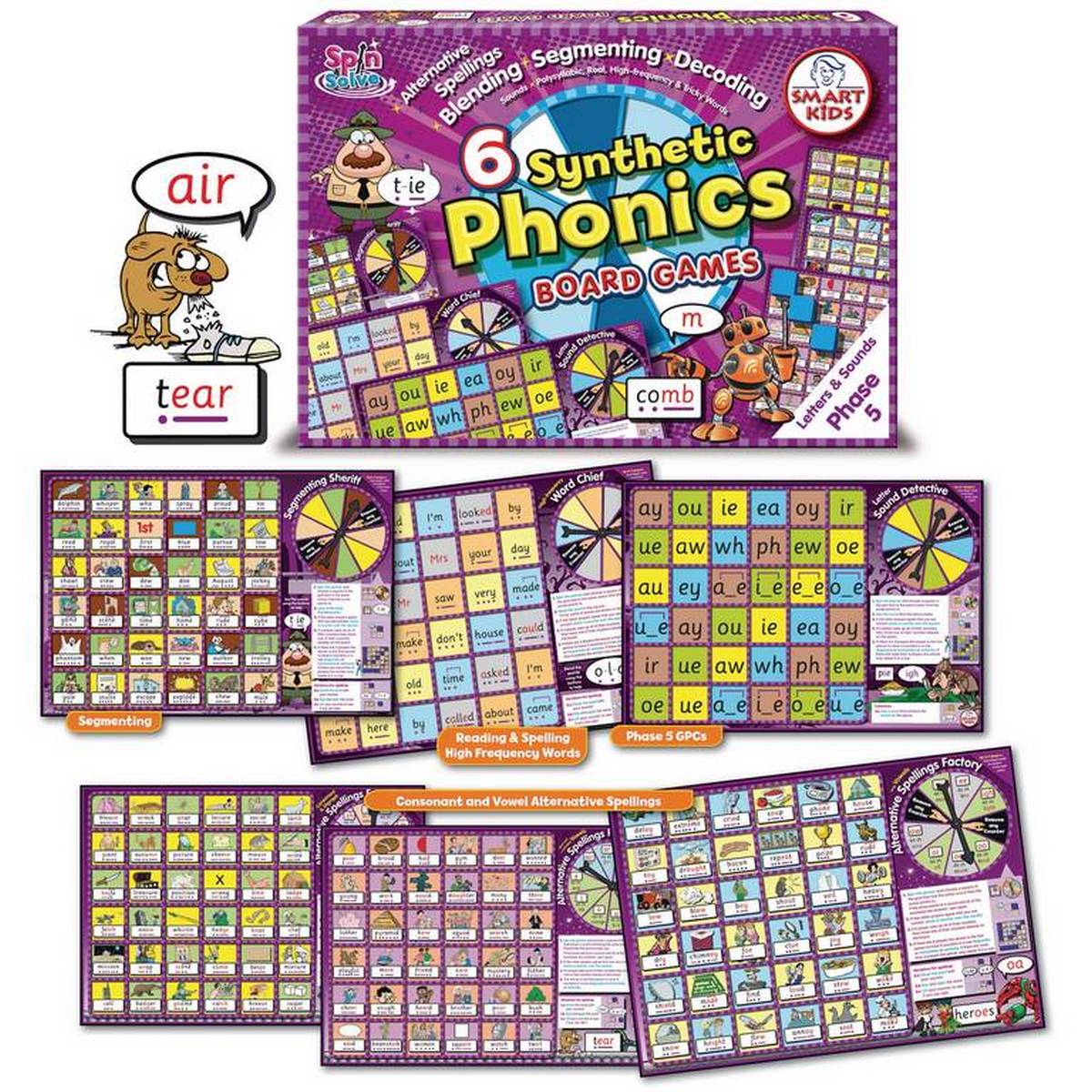 Phase 5 Phonics Board Games