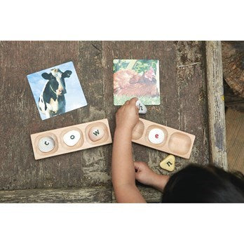 Resin Alphabet Word-building Pebbles