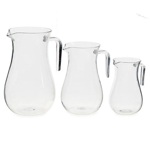Transparent Jugs Pk 3