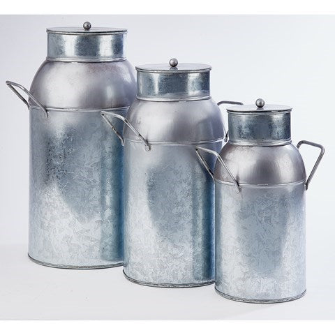 Metal Churns 3pk