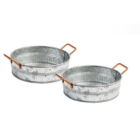 Metal Round Pan Pack 2