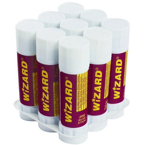**Wizard 20Grm Glue Sticks Pack Of 9