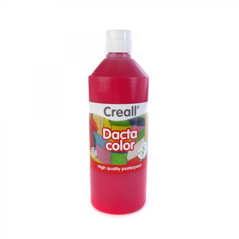 Creall 500Ml Bottle Poster Paint - Primary Red