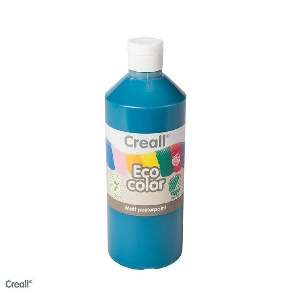 Creall 500Ml Bottle Poster Paint - Turquoise