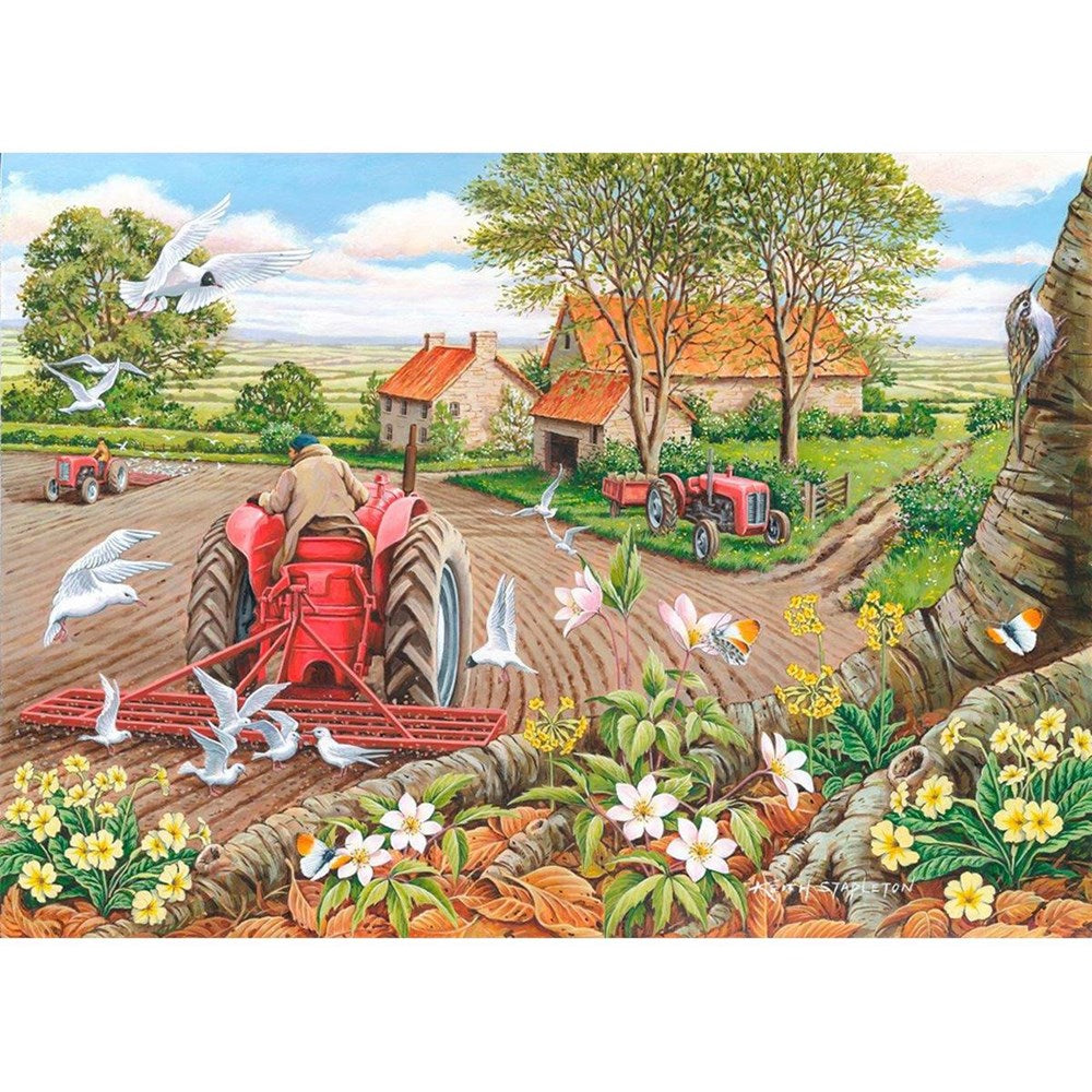 Red Harrows - BIG 500 Piece Jigsaw Puzzle