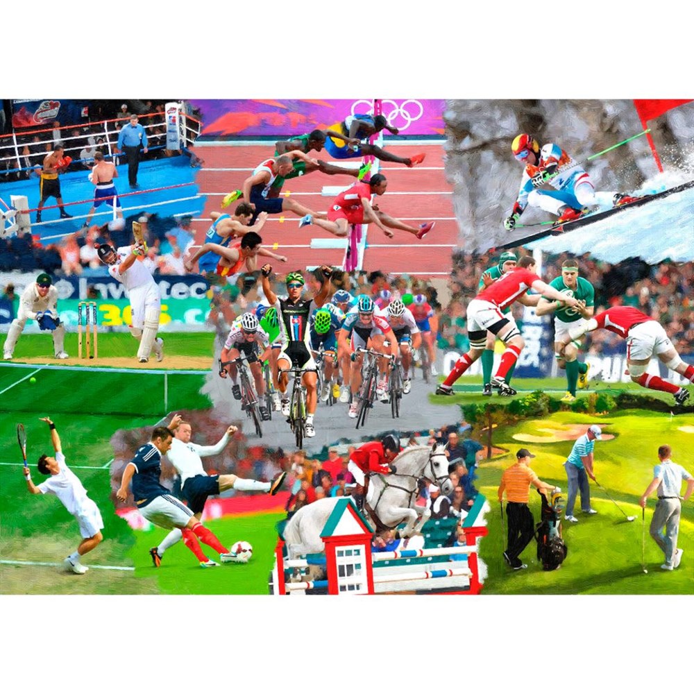 Sports Mixture - BIG 500 Piece Jigsaw Puzzle