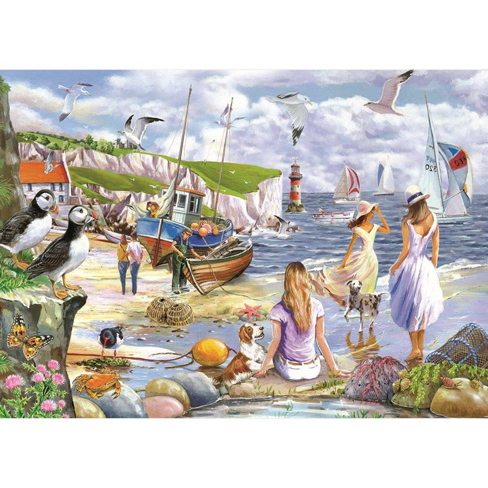Sea Shore Breezes - BIG 500 Piece Jigsaw Puzzle