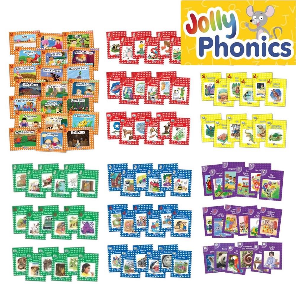 Jolly Phonics Decodable Readers Complete Kit (111 Titles)