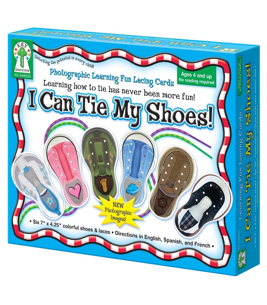 I Can Tie My Shoes Lacing Cards