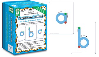 **Textured Touch And Trace Letter Cards: Lowercase
