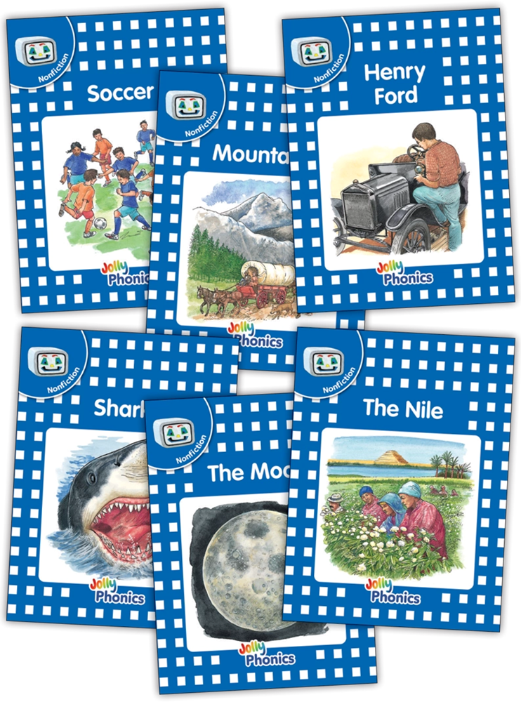 Jolly Phonics Decodable Readers Level 4 (Blue Level) Non-Fiction