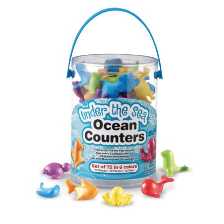 Under The Sea Ocean Counters® (Set of 72)