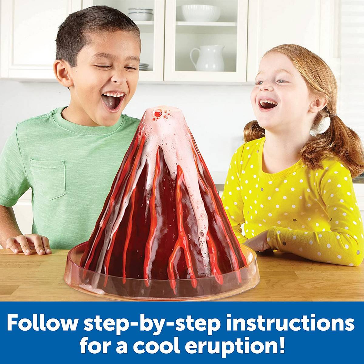 Erupting CrossSection Volcano Model