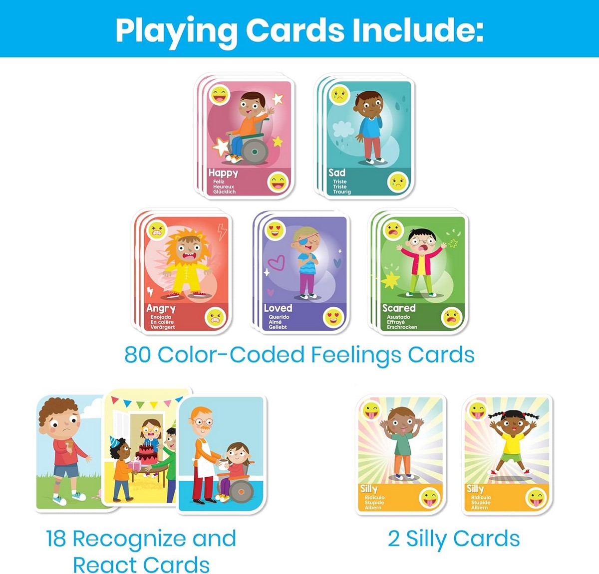 **Learning Resources Express Your Feelings Playing CardsÂ