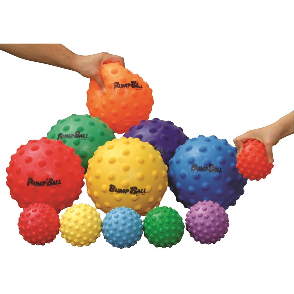 **Spordas Set Of 6 Slomo Bump Balls 10Cm