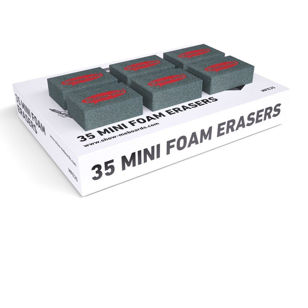 Show-Me Mini Foam Erasers Pack Of 35