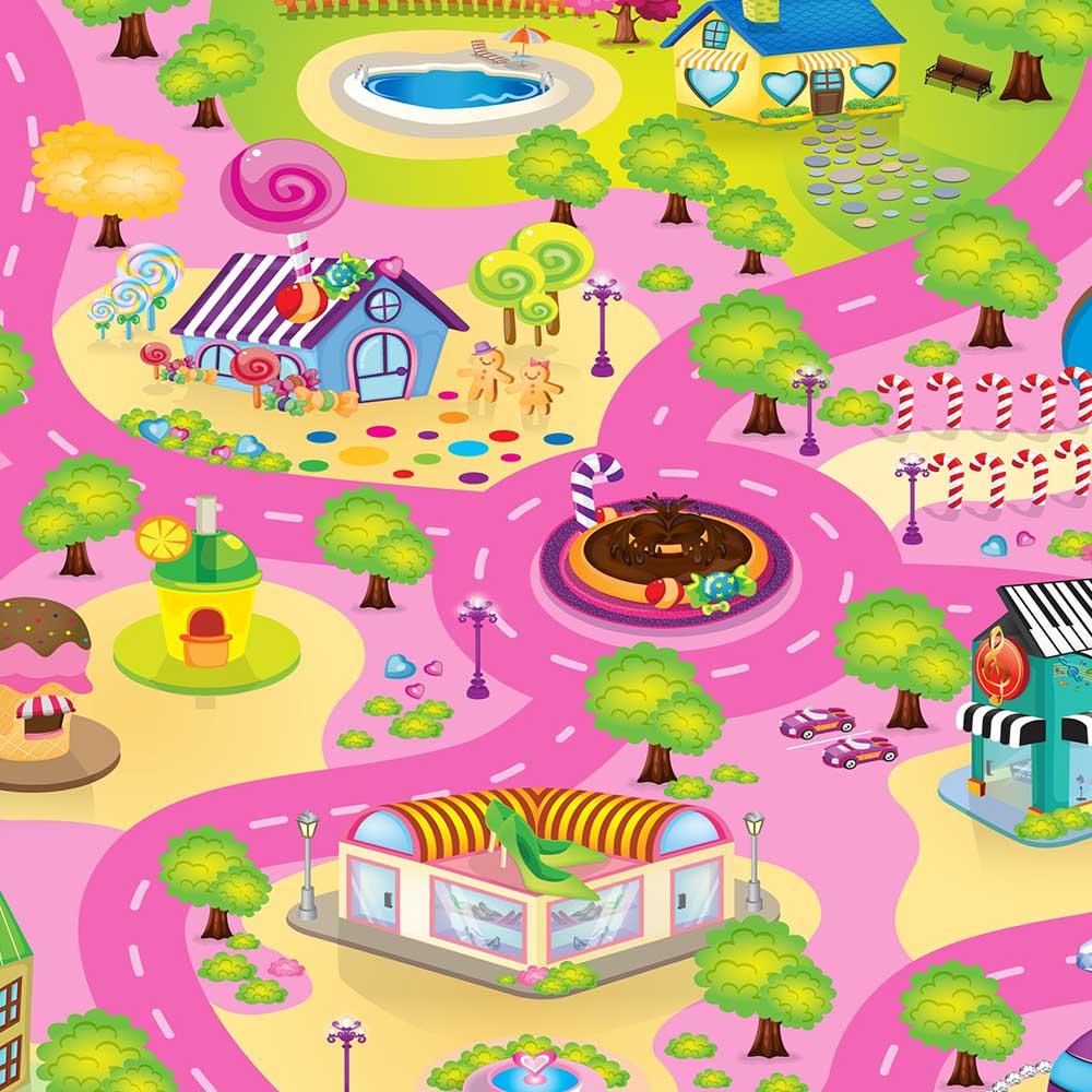 **Award Winning! Candy Land Play Mat (120 X 100Cm)