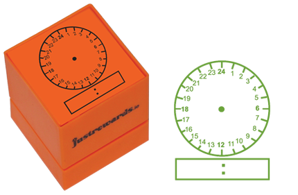 **Quik Brick Stamper - 24 Hour Clock Face