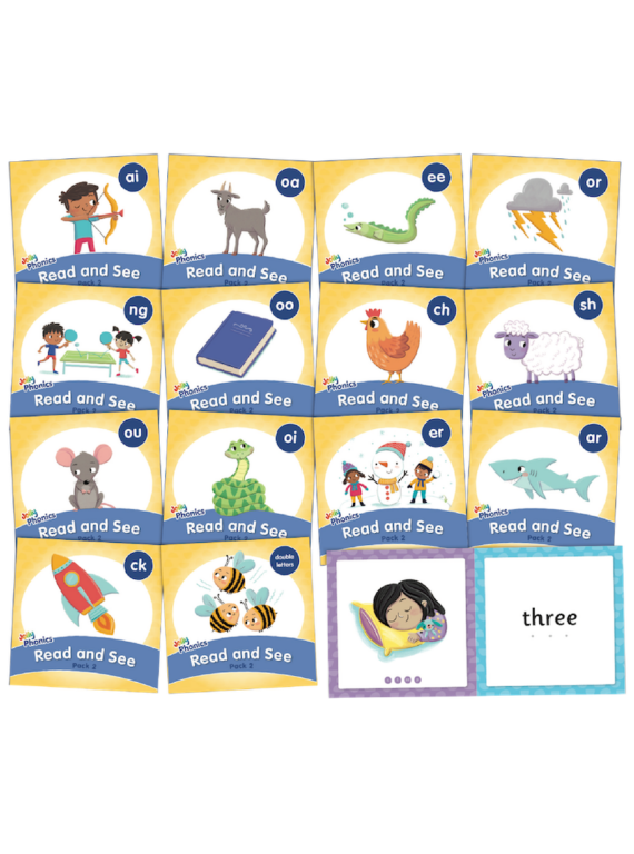 Jolly Phonics Decodable Readers - Read And See, Pack 2 (New Edition) (Level 0)