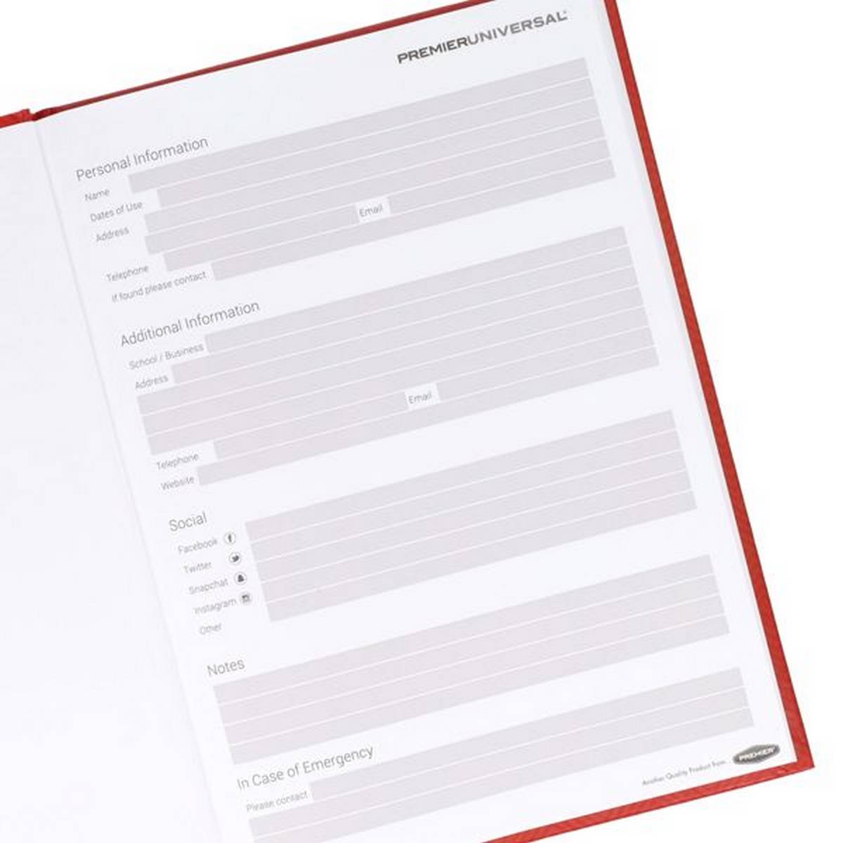 ** A4 160pg Hardcover Notebooks Pack of 3 (Bold)