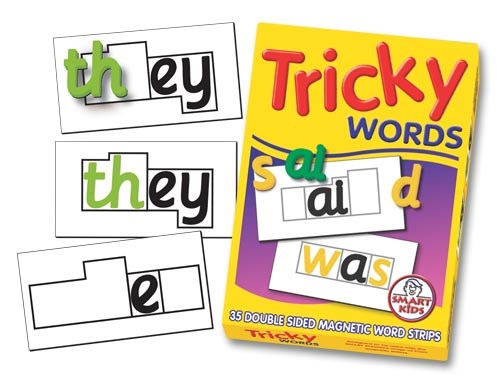 Tricky Words Magnetic Strips