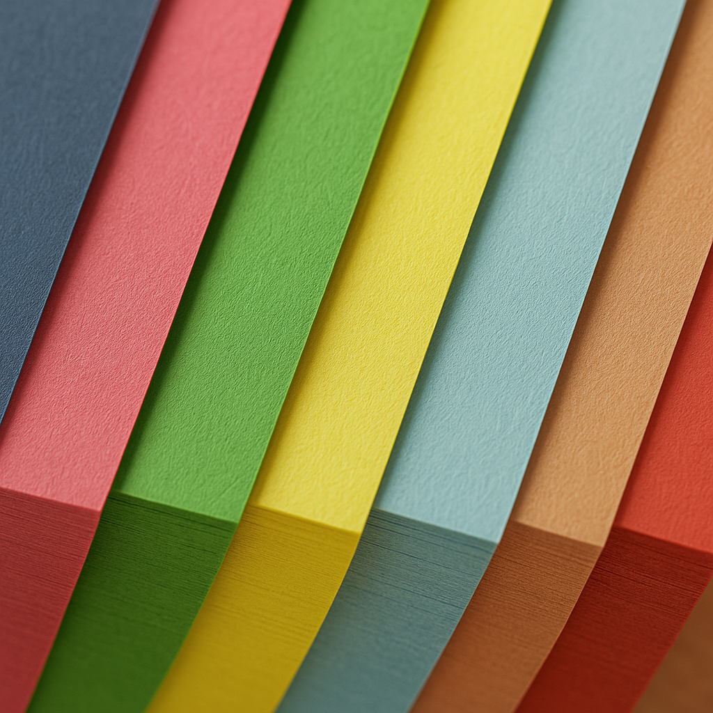 Remnant Assorted Coloured Construction Paper - Various Sizes 18Kg