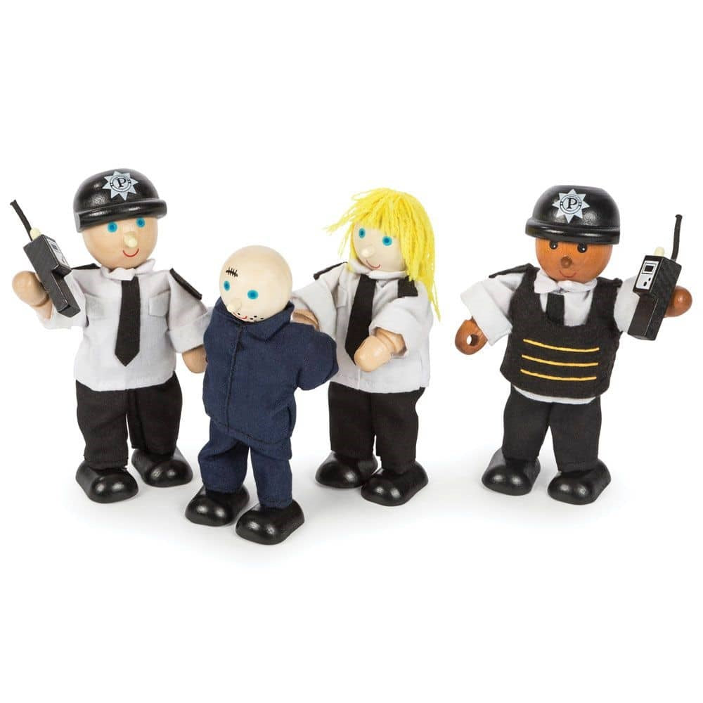 Police Officers And Prisoner