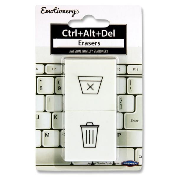 ** Emotionary Card 2 Delete Computer Key Erasers
