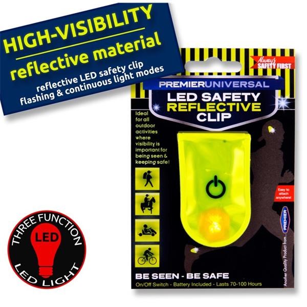 **Premier Universal Led Safety Reflective Clip