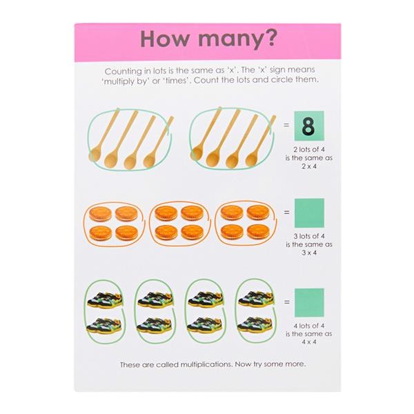 Ormond A5 Wipe Clean Activity Book - Multiplication