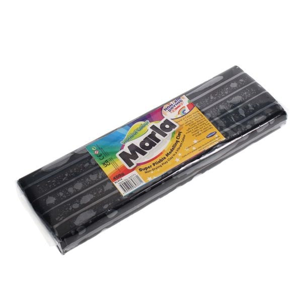 World Of Colour 400G Marla Playclay - Black