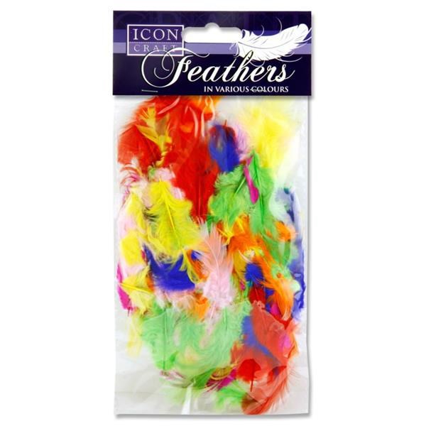 Icon Craft 7G Bag Feathers - Bright