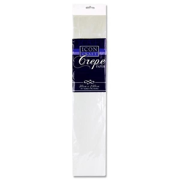 Crepe Paper - White