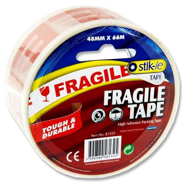 "Fragile" Packing Tape 48mm X 66m
