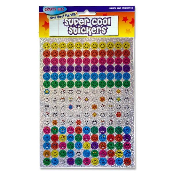 Reward Stickers Holographic - Assorted Smiley