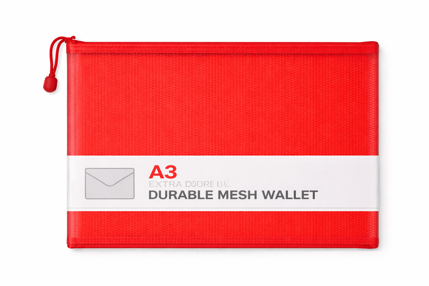 A3 Durable Mesh Wallet - Red - ABC School Supplies