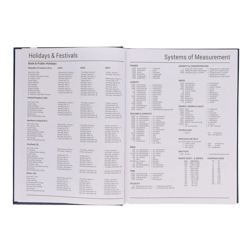 A4 2025 - 2026 Page a Day Academic Diary - ABC School Supplies