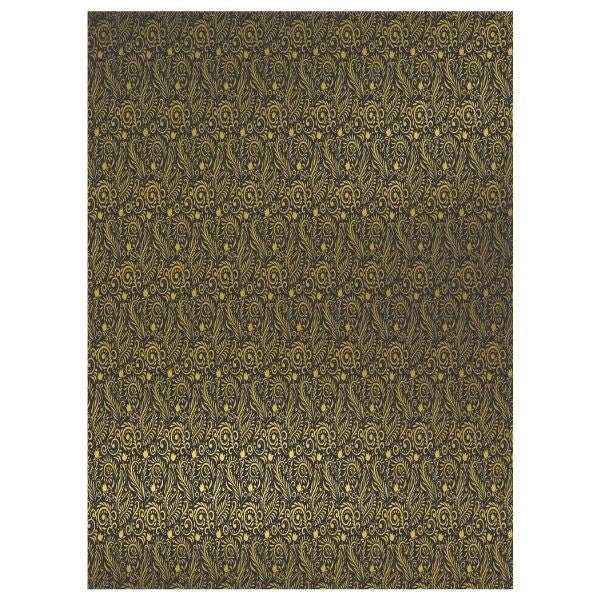 **A4 Foiled Black And Gold Card Pack Of 5 Sheets - ABC School Supplies