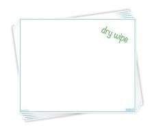 A5 Write 'N' Wipe Boards Pack Of 30 (Mini Whiteboards) - ABC School Supplies