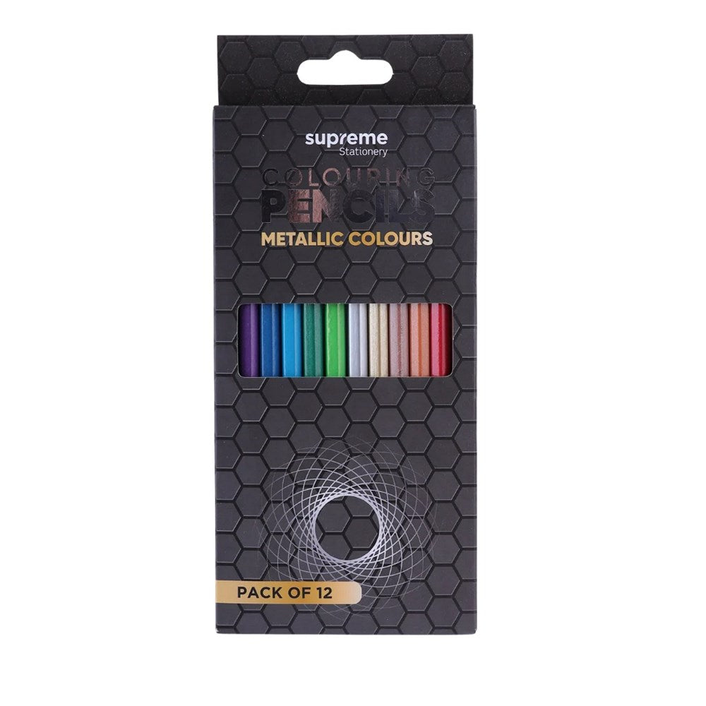 Colouring Pencils – Metallic 12 Pack