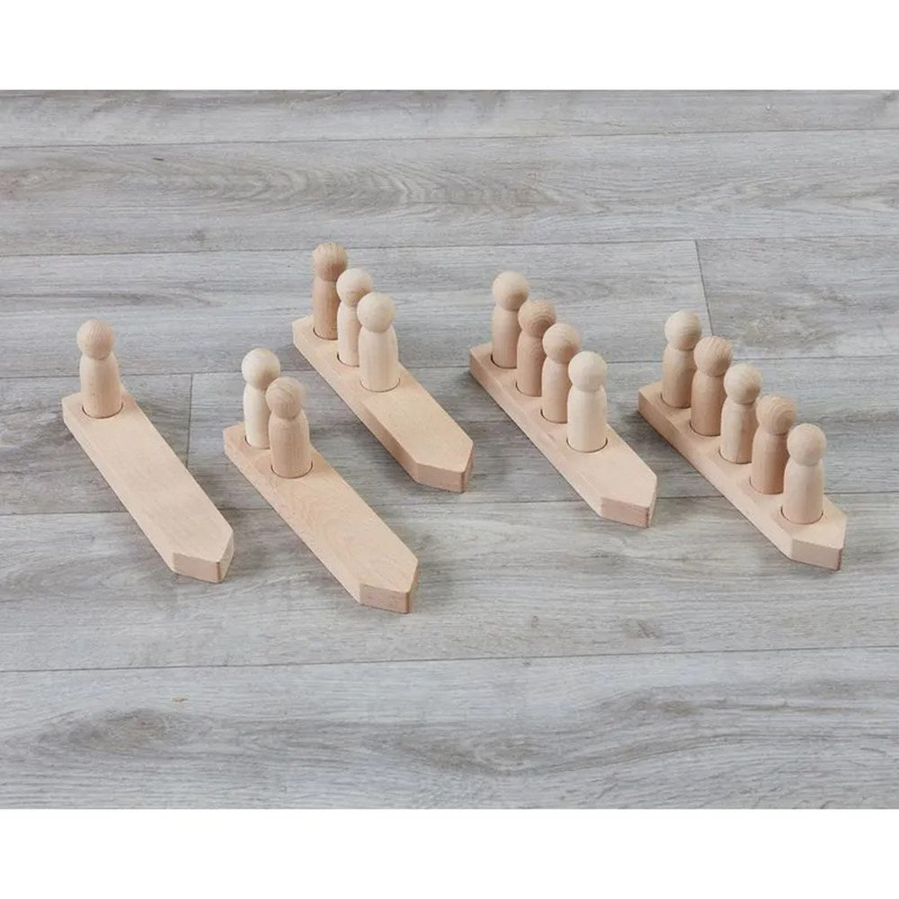 Five Frame Boats - Set of 5