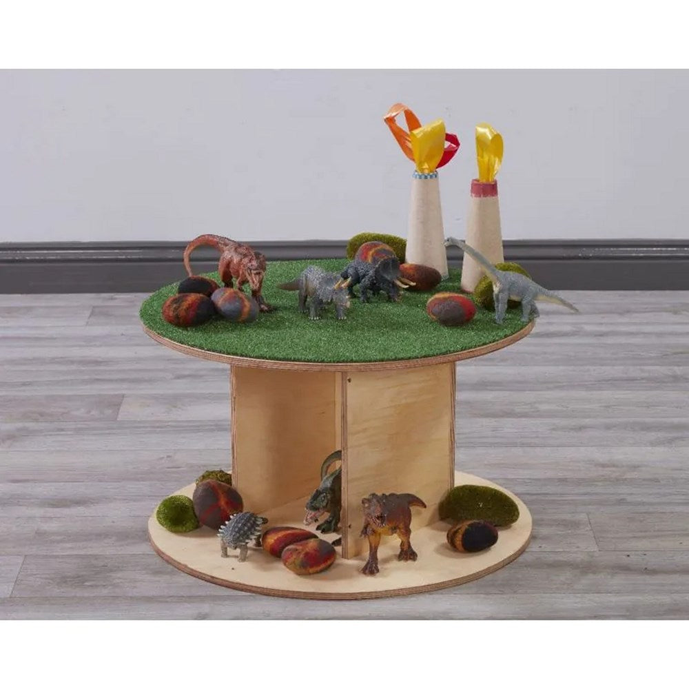 Cosy Deep Tuff Tray Insert - Grass Circle