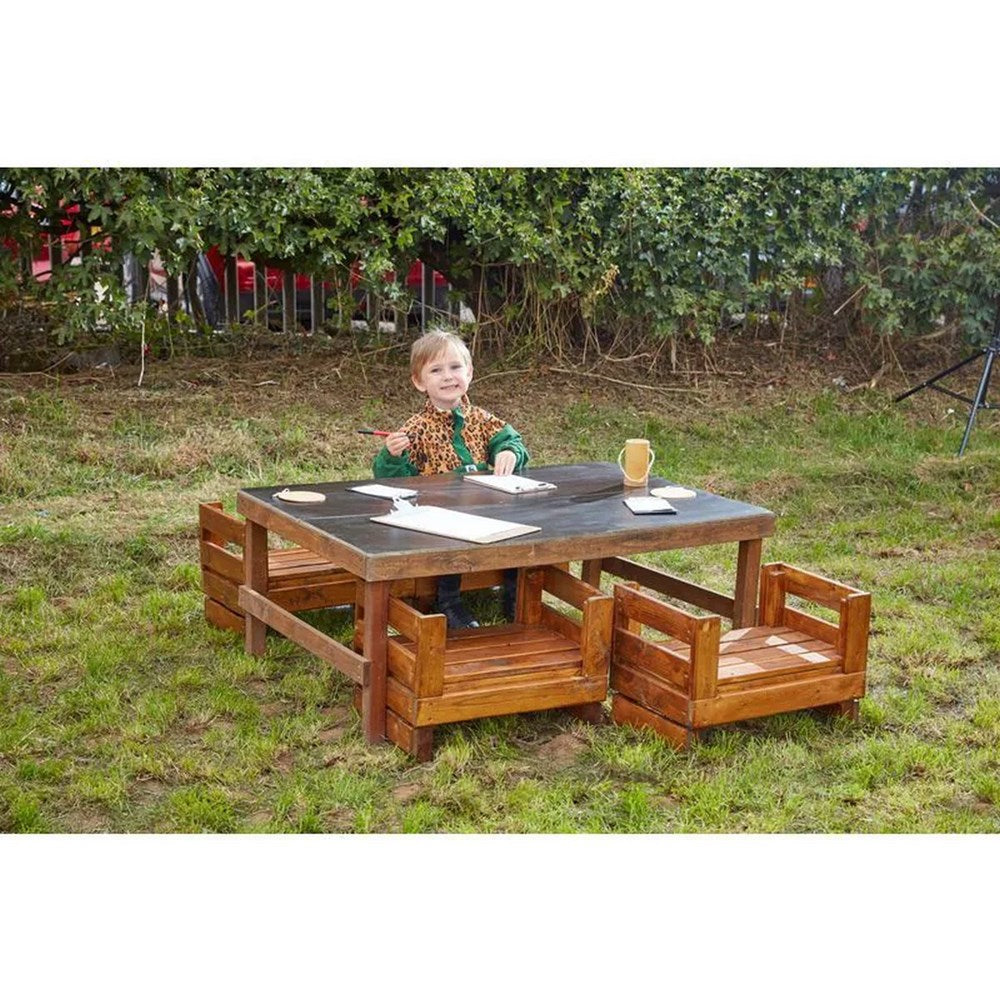 Cosy Wooden H Crates Set Of 4