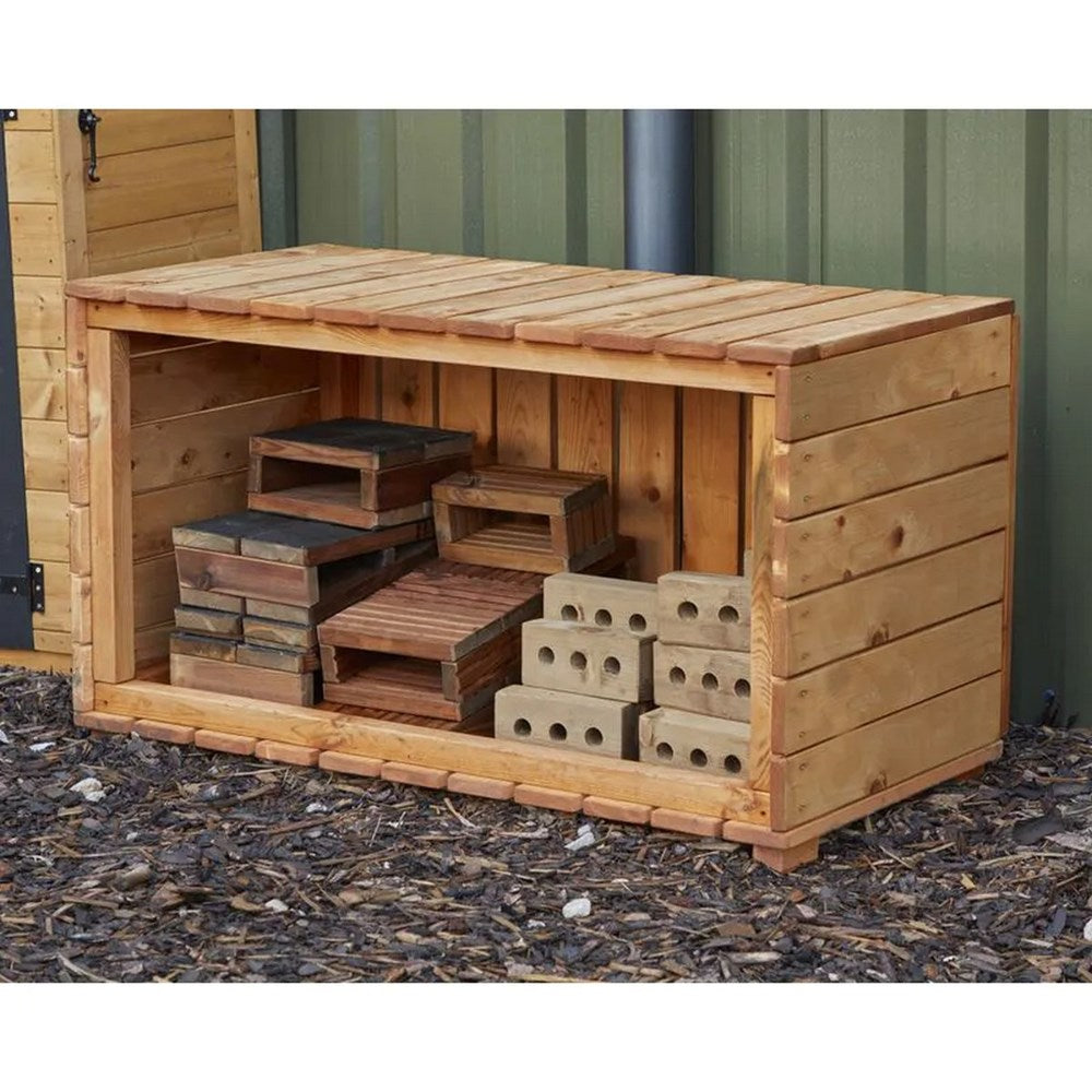 Cosy Simple Open Wooden Storage