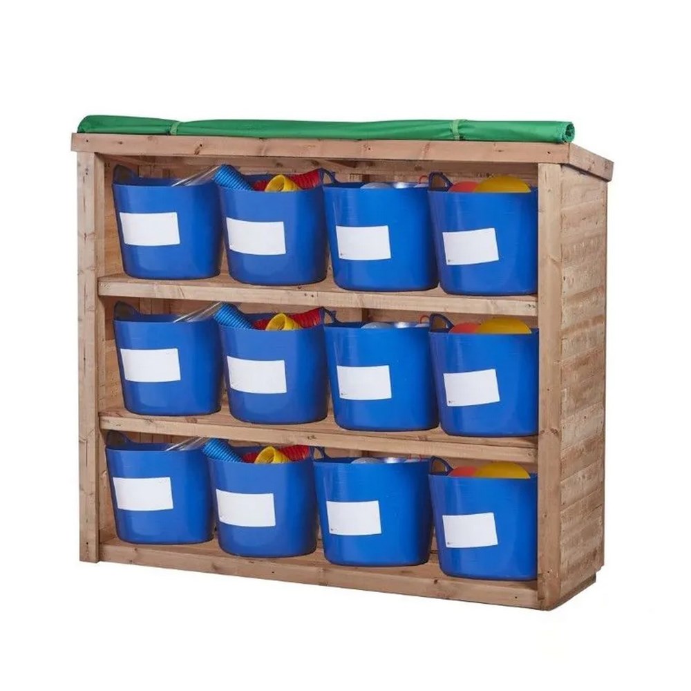 Cosy Outdoor Storage Shelving Unit With Cover