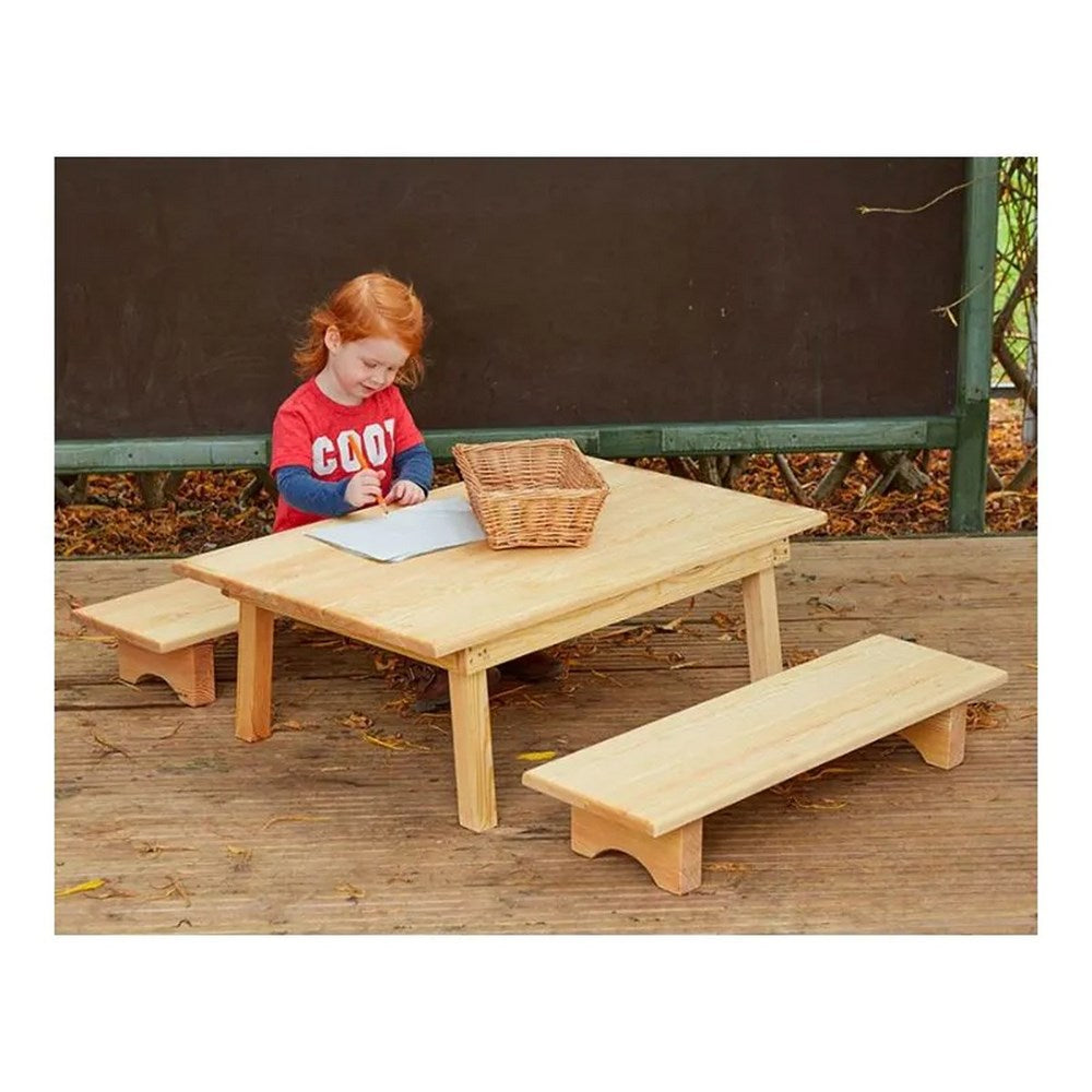 Cosy Outdoor Table & Benches Set