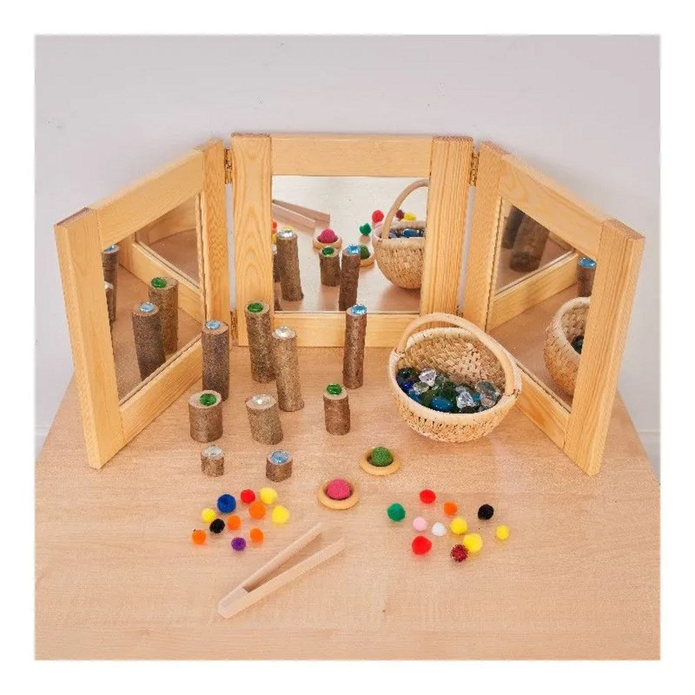 Table Triptych Mirror