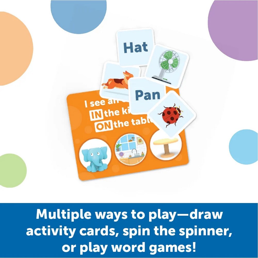 Elephant in the Room Positional Words Activity Set